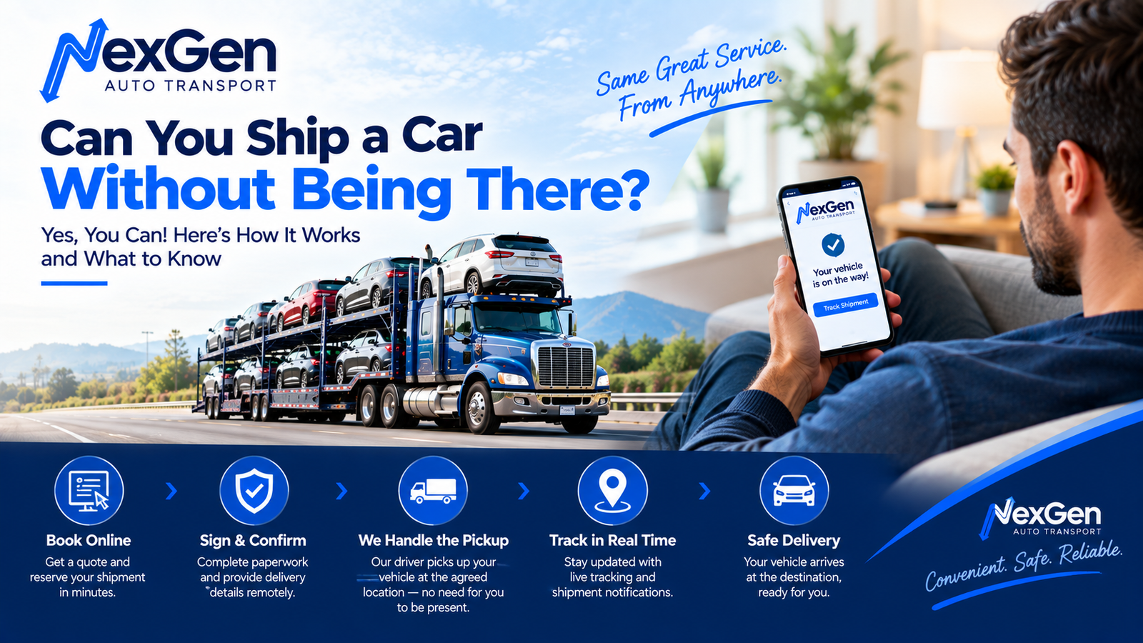Can You Ship a Car Without Being There