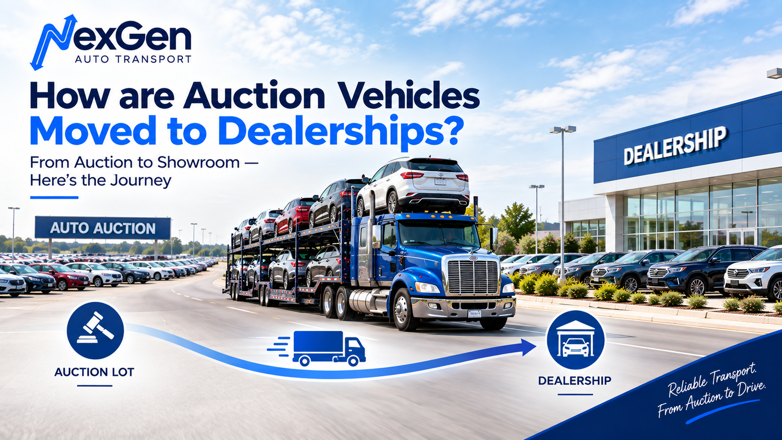 How Are Auction Vehicles Moved to Dealerships