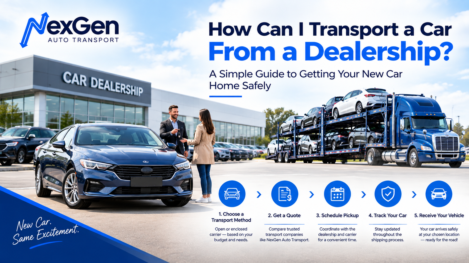 How Can I Transport a Car From a Dealership