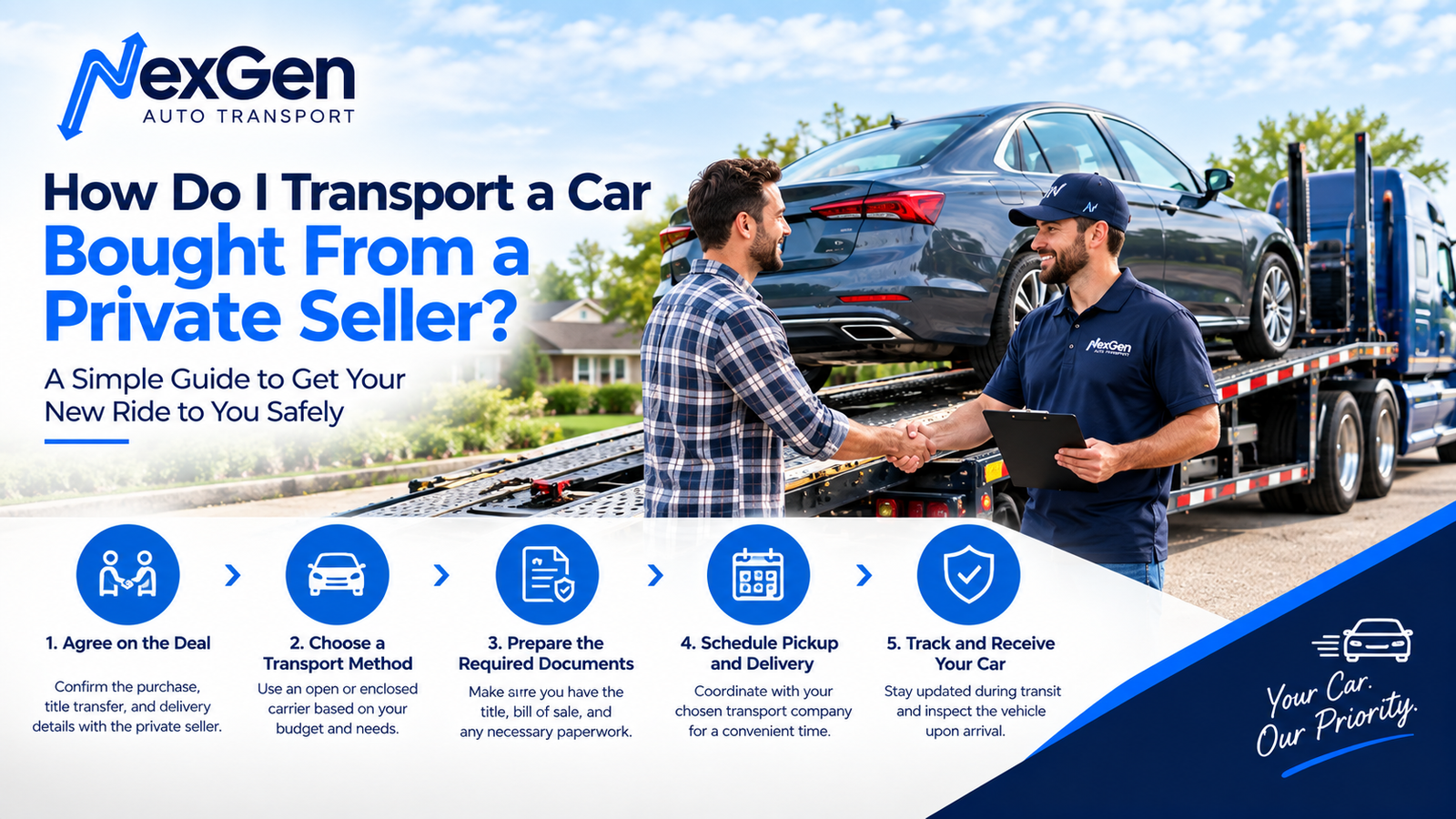 How Do I Transport a Car Bought From a Private Seller