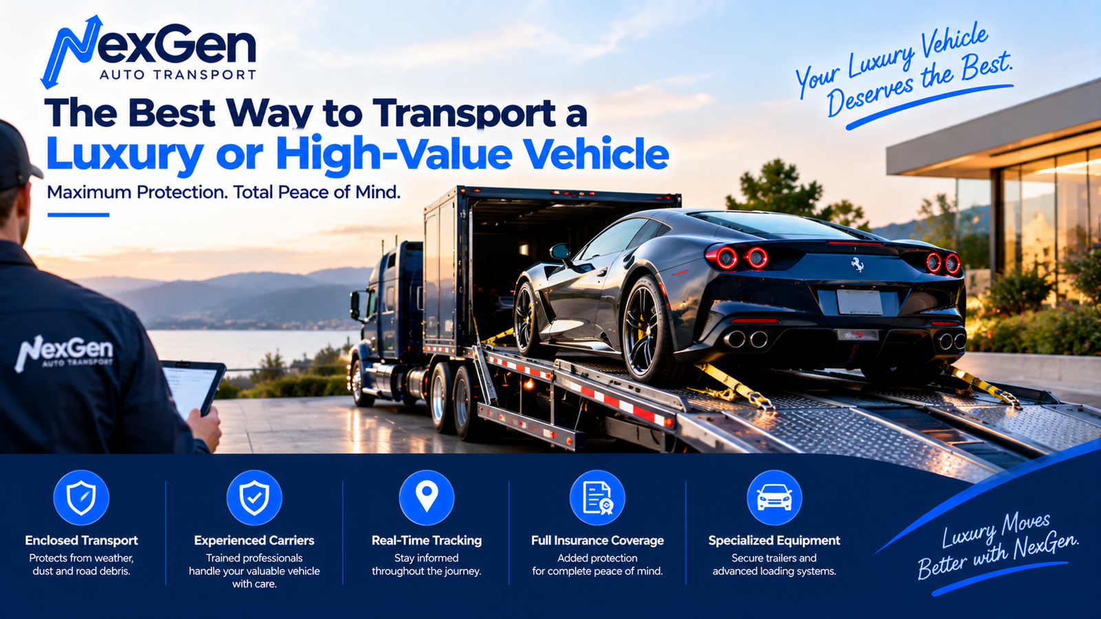 luxury car transport