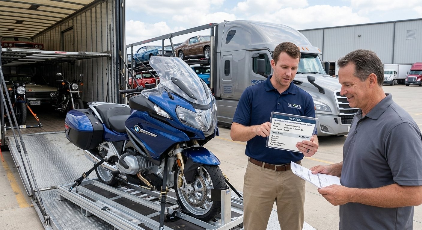motorcycle shipping cost