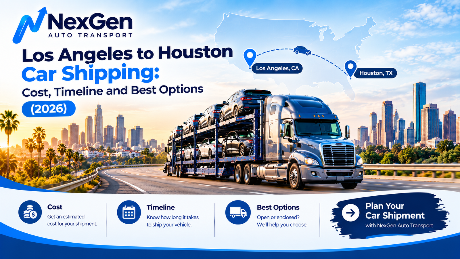 Los-Angeles-to-Houston-Car-Shipping-Guide-cost-timeline