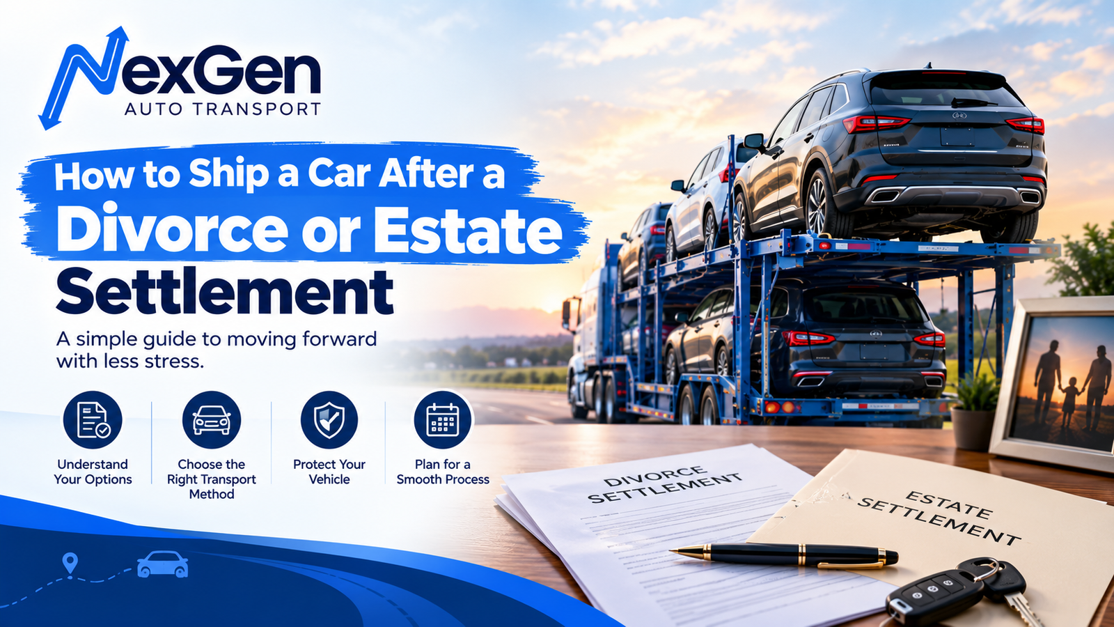 How to Ship a Car After a Divorce or Estate Settlement