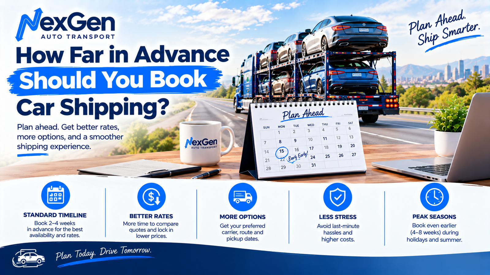 How Far in Advance Should You Book Car Shipping?