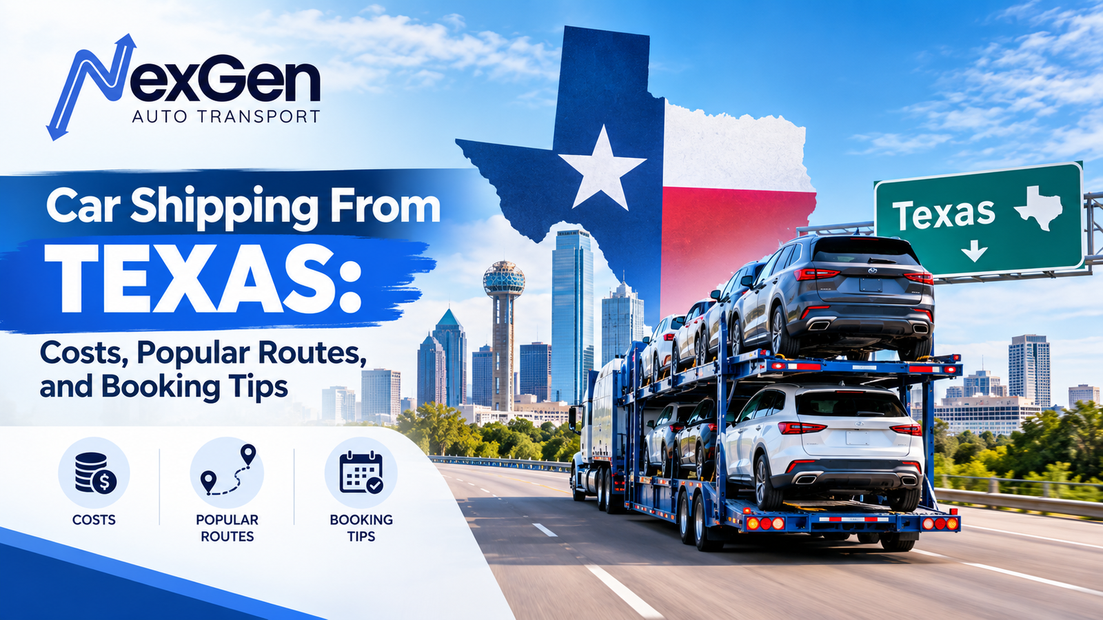 Texas Car Shipping Guide Banner