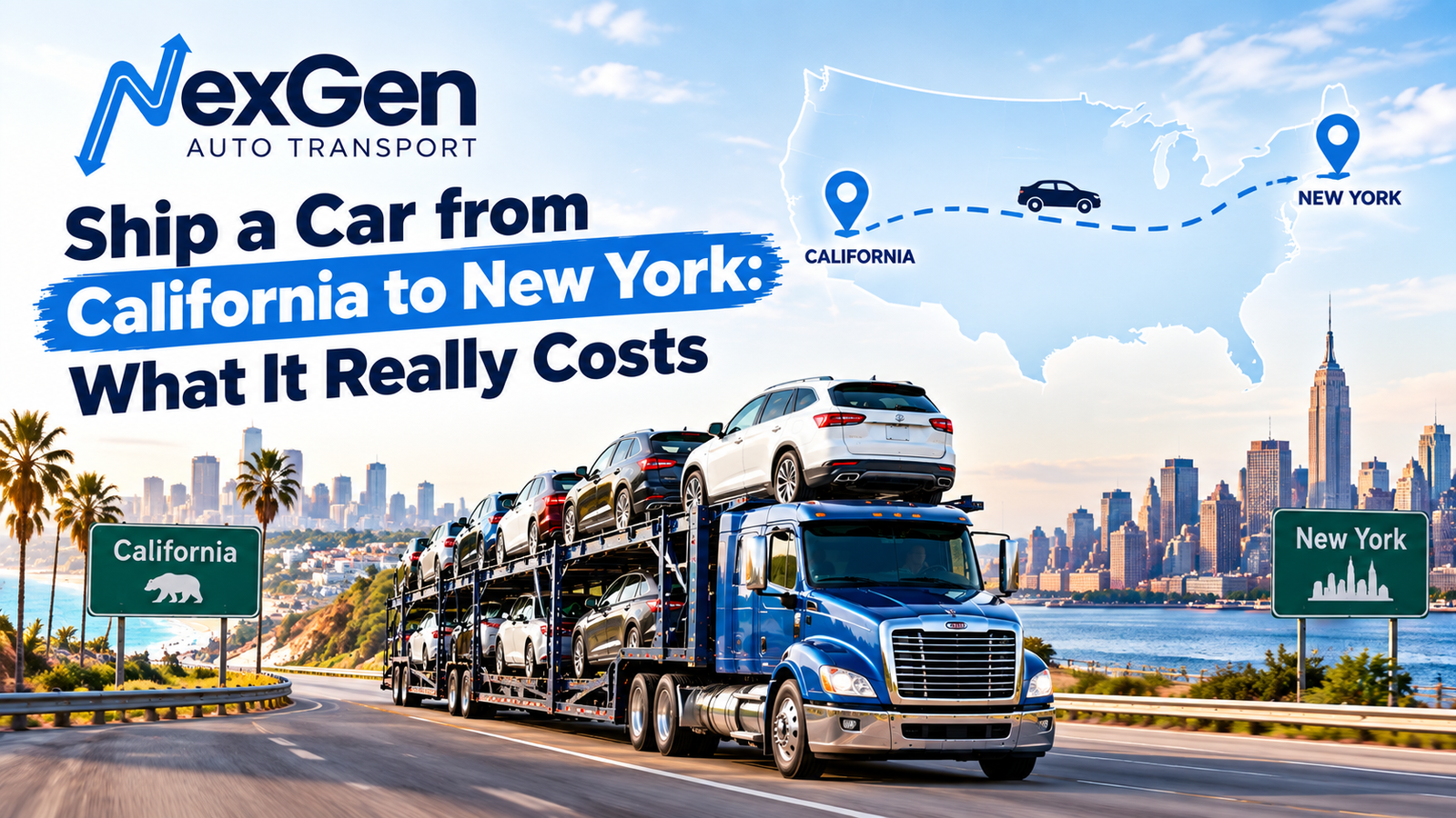 ship a car from California to New York